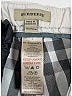 Burberry 100% Cotton Plaid Green Gray Check print cargo shorts Size 12 - photo 10
