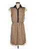 Promod Polka Dots Tan Casual Dress Size EU 38 / US 8 - photo 1