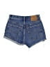 Levi's 100% Cotton Blue Denim Shorts Size 24 waist - photo 2