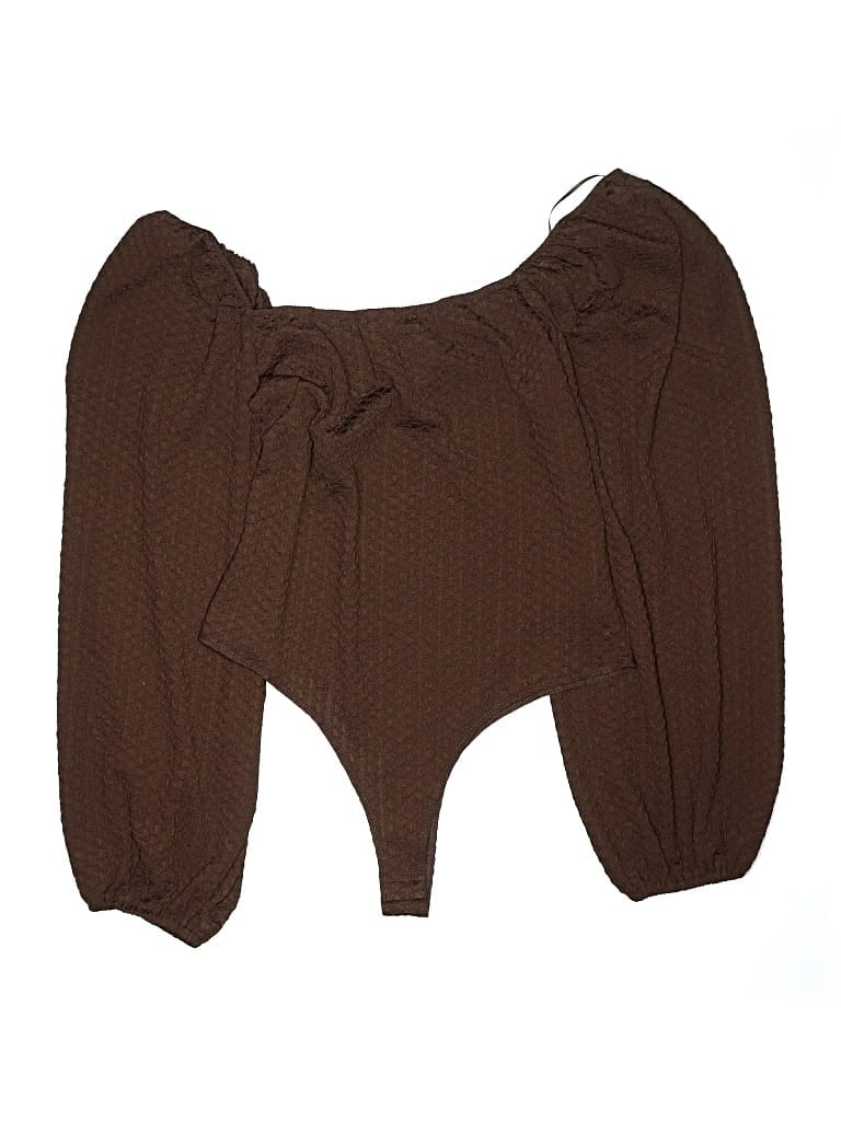 Blue Rain Bodysuit In Brown