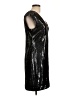 French Connection Metallic Black Cocktail Dress Size 10 - photo 4