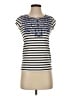 Meadow Rue 100% Cotton Ivory Short Sleeve Top Size XS - photo 1