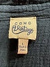 Como Vintage 100% Cotton Black Long Sleeve Button-Down Shirt Size L - photo 7