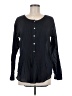 Theory 100% Cotton Black Long Sleeve Blouse Size M - photo 1