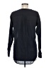 Theory 100% Cotton Black Long Sleeve Blouse Size M - photo 2