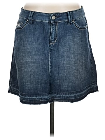 White House Black Market Denim Skirt (view 1)
