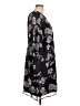 CAbi 100% Polyester Print Black Casual Dress Size L - photo 4