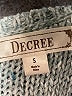 Decree Blue Pullover Sweater Size S - photo 7