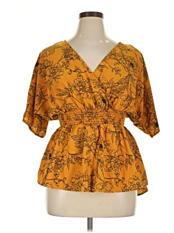 Blush Short Sleeve Blouse (view 1)