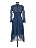 Assorted Brands 100% Polyester Blue Casual Dress Size M (estimated) - photo 2