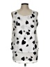 DG^2 by Diane Gilman 100% Polyester Silver Sleeveless Blouse Size L - photo 1