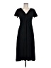 Max Studio Solid Black Casual Dress Size M - photo 1