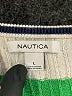 Nautica 100% Cotton Stripes Green Pullover Sweater Size L - photo 7