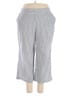 Max Studio Stripes Gray Linen Pants Size 2X - photo 1