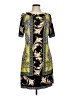Etcetera Print Green Casual Dress Size 8 - photo 1