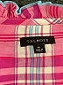 Talbots 100% Cotton Plaid Pink Short Sleeve Blouse Size XL - photo 7