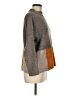 Keren Hart Color Block Gray Turtleneck Sweater Size M - photo 4