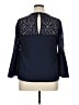 Lilly Pulitzer 100% Polyester Blue Long Sleeve Blouse Size 14 - photo 2