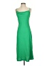 Timing 100% Polyester Solid Green Casual Dress Size S - photo 1