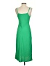 Timing 100% Polyester Solid Green Casual Dress Size S - photo 2