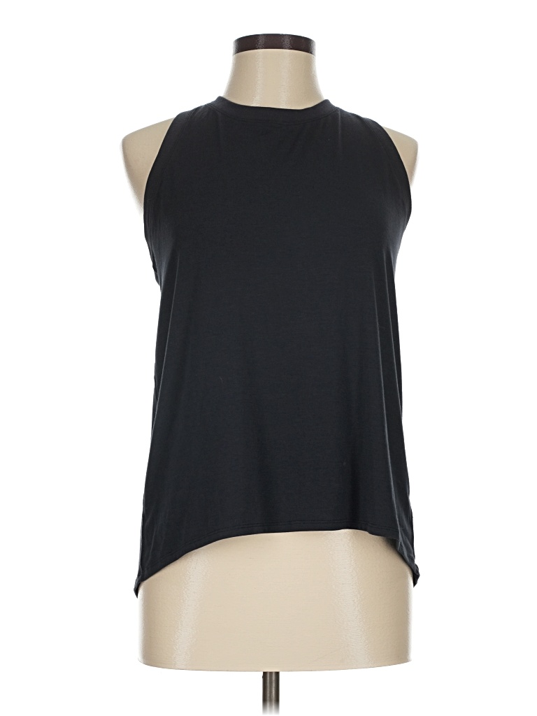 Pre-owned Athleta Sleeveless T-shirt In Black