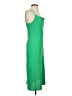 Timing 100% Polyester Solid Green Casual Dress Size S - photo 4