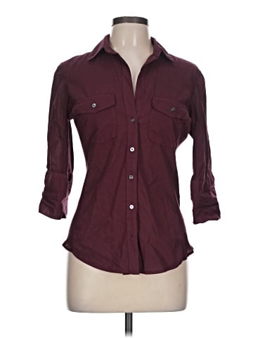 James Perse 3/4 Sleeve Button-Down Shirt (view 1)