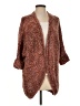 Maison Jules Tweed Brown Cardigan Size S - photo 1