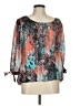 Sara Michelle 100% Polyester Teal 3/4 Sleeve Blouse Size M - photo 1