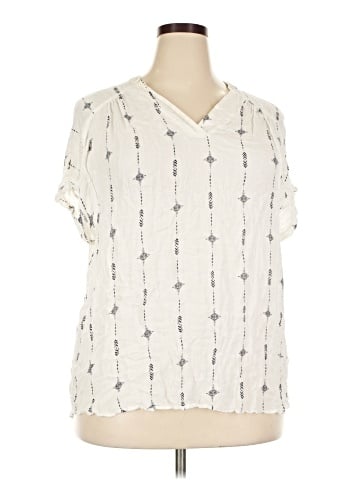 Maurices Short Sleeve Blouse (view 1)