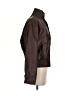 Cider 100% Polyester Solid Brown Jacket Size XS - photo 4