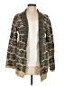 Moon Collection Animal Print Tan Cardigan Size L - photo 1