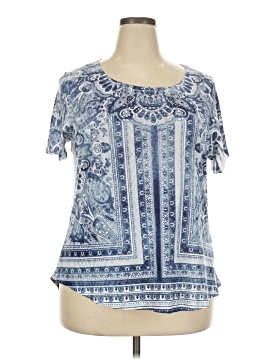 Style&Co Short Sleeve Blouse (view 1)