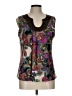 Susan Lawrence Purple Sleeveless Blouse Size L - photo 1