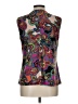 Susan Lawrence Purple Sleeveless Blouse Size L - photo 2