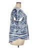 Style&Co 100% Polyester Blue Short Sleeve Blouse Size 2X - photo 4