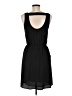 Lush 100% Polyester Solid Black Casual Dress Size M - photo 2