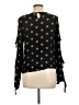 Mossimo Supply Co. 100% Rayon Black 3/4 Sleeve Blouse Size L - photo 2