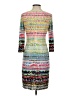 Chetta B Print Multi Color Teal Casual Dress Size 2 - photo 2