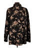 Nordstrom Floral Black Long Sleeve Blouse Size L - photo 2