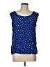 Gap Outlet 100% Rayon Blue Sleeveless Blouse Size L - photo 1