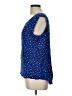Gap Outlet 100% Rayon Blue Sleeveless Blouse Size L - photo 5