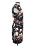 Theory 100% Polyester Floral Multi Color Black Casual Dress Size 2 - photo 4