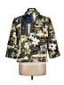 Alfred Dunner 100% Polyester Print Gold Blazer Size 10 Petite - photo 2