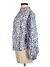 Jessica Simpson Floral Blue Long Sleeve Blouse Size M - photo 5