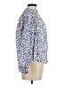 Jessica Simpson Floral Blue Long Sleeve Blouse Size M - photo 4