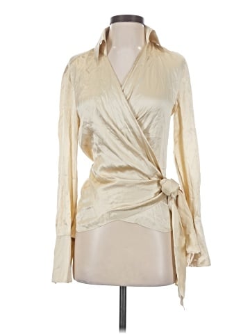 Ann Taylor Long Sleeve Blouse (view 1)