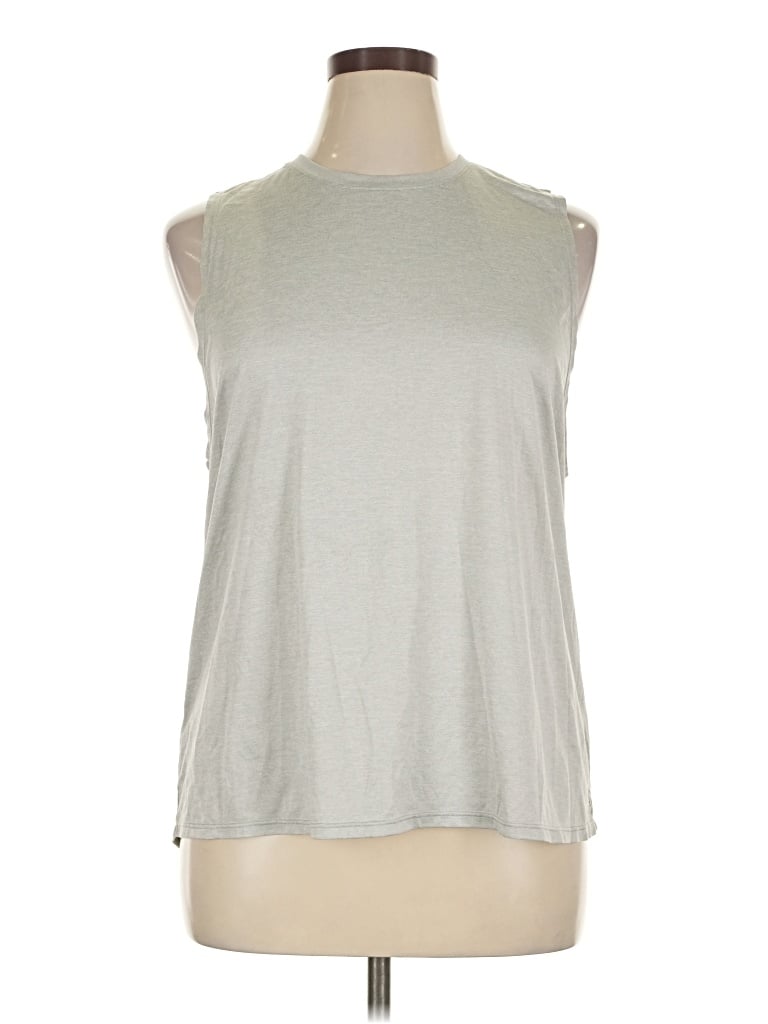 Pre-owned New Balance Sleeveless T-shirt In Gray