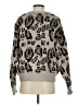 John & Jenn 100% Acrylic Animal Print Silver Pullover Sweater Size XS - photo 2