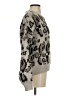 John & Jenn 100% Acrylic Animal Print Silver Pullover Sweater Size XS - photo 4